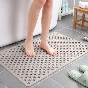 Square Anti-slip Mat Bathroom Mat Bath Anti-fall Environmental Protection Household Shower Room Suction Cup Floor Mat Bathroom Massage Foot Mat