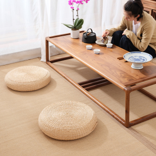 Japanese-style Tatami Futon Cushion Home Floor Lazy People Meditate on Floor Meditation Straw Mat Soft New for Bay Window