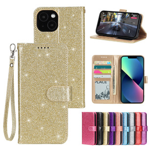 Suitable for Sharp Aquos Sense3 Plus/wish 4/SH-52E glitter round buckle mobile phone leather case