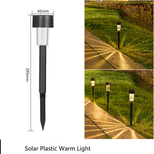 Solar Lamp Lawn Lamp Outdoor Courtyard Landscape Villa Floor Lamp Garden Lamp Waterproof Garden Camping Style Lamp
