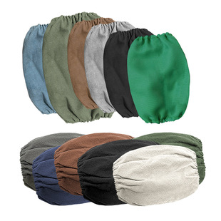 Waterproof canvas sleeve printing breathable sleeve logo sleeve children's studio pure cotton parent-child solid color painting