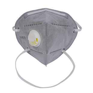 KN95 Dust Mask with Breathing Valve Industrial Dust Protection Head Wear Activated Carbon Welding Heavy Dust Mask Sponge Strip
