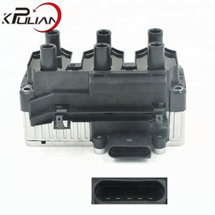 Применимо к Volkswagen Audi 6-цилиндровая катушка зажигания 0040100007 00400102013 021905106C/B