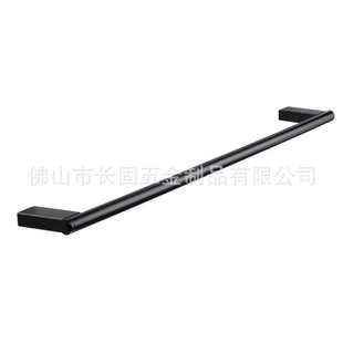 ST-V0402 flat seat 304 stainless steel single pole towel bar bathroom hardware pendant wall-mounted horizontal bar towel rack
