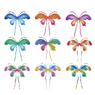 Butterfly Wings Balloon Back Collar Back Luminous Children's Angel Inflatable Butterfly Wings Birthday Photo Props Pie