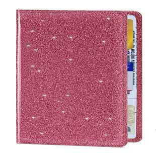 Cross-border new multi-functional portable ID bag PU passport wallet card case outdoor men's and women's short card case protective case