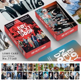 30 small cards BOYNEXTDOOR peripheral photo cards star collector cards neighbor boy greeting cards double-sided LOMO