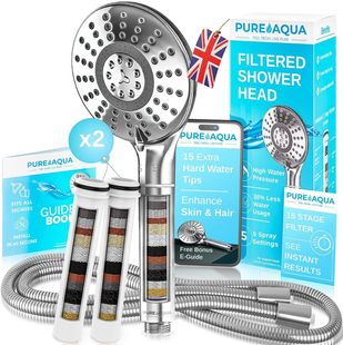 European Amazon Explosive Multifunctional Pressurized Filter Handheld Sprinkler Shower Head ABS Cross-border Exclusive