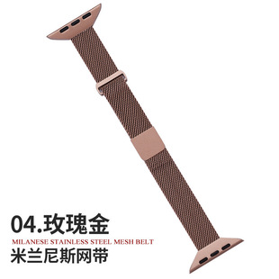 For Apple Watch Milanese Nice applewatchs9 Double Section Magnetic Waist Stainless Steel Watch Strap