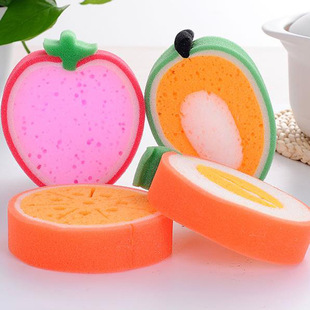 Creative Korean cartoon bath cleaning sponge, fruit bath cotton, bath sponge, modeling sponge, factory wholesale