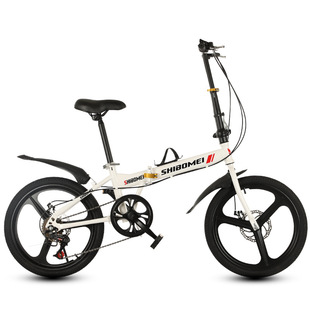 Manufacturer folding bicycle 20-inch adult student disc brake variable speed single speed portable lightweight adult men and women 16 bicycles