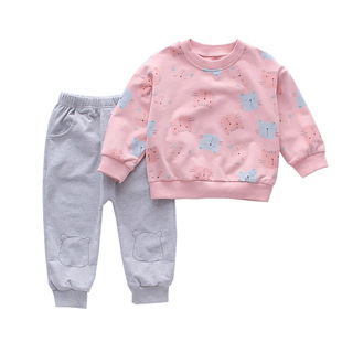 Внешняя торговля ребенка мультфильм весенний и осенний набор 1-5 лет
