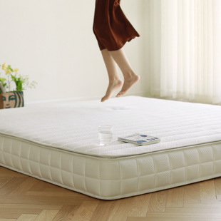 Mattress Removable and Washable Soft and Hard Ridge Protection Waist Protection Latex Environmentally Friendly Brown Mattress Independent Pocket Spring Simmons