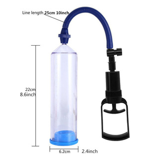 Male perspective with scale strong suction male penis physical vacuum negative pressure increase growth stretching tool adult