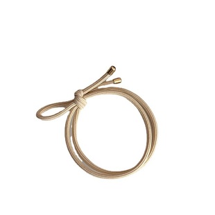 Japanese Style Hair Band Tie Rubber Band Simple Elegant Black Head Rope Women's Summer Internet Popular Cold Wind Small Hair Rope Leather Cover
