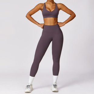 Zechuang zipper quick-drying long sleeve tight yoga suit spring high strength running fitness exercise suit female 8455