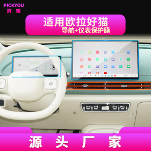 Suitable for 25 Euler Black Cat Ballet Cat Central Control Navigation Film Good Cat Gt Anti-Scratch White Cat Iq Protective Film Lightning Cat