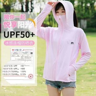 Rabbit Sunscreen Hooded Summer Clothes Women's Lightweight Ice Silk Jacket UV-resistant Breathable Long-sleeved Sunscreen Clothes for Women