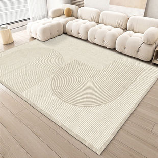 Living Room Carpet Wash-Free Erasable Dirty-Resistant Floor Mat Hall Large Area Light Luxury Advanced Thickened Full Shop Drop-Resistant Coffee Table Carpet