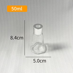 Wholesale Transparent Aromatherapy Glass Bottle Household Non-fire Aroma Bottle Thickened Square Aromatherapy Empty Bottle in stock