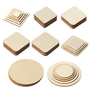 Wooden Crafts DIY country children color pen painting home decoration gift accessories Christmas carving wood chips