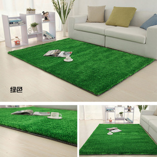 Cross-border Korean Silk Simple Solid Color Carpet Living Room Carpet Sofa Tea Table Carpet Hotel Homestay Full Carpet Wholesale