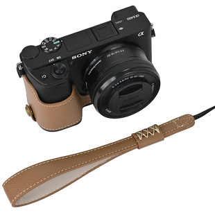 Подходит для сумки для фотоаппарата ILCE-6400, защитного кожаного чехла a6100, полукомплекта a6000, базы a6300.