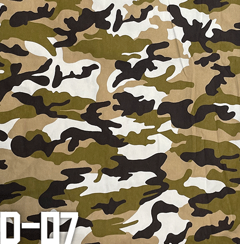 Woven Cotton Camouflage Cloth 180G-300G Thick and Thin with Elastic Non-Elastic Camouflage Fabric for Outwear and Pants