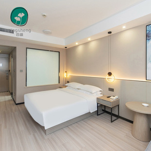 Hotel Bed Furniture Standard Room Full Set Hotel Bed Homestay Apartment Guest Room Special Bed Apartment Twin Bed Design Customization