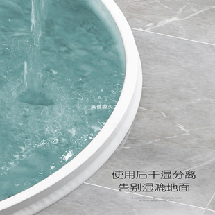 Water Barrier Bathroom Waterproof Strip Toilet Shower Waterproof Threshold Bathroom Partition Dry and Wet Separation Toilet Baffle
