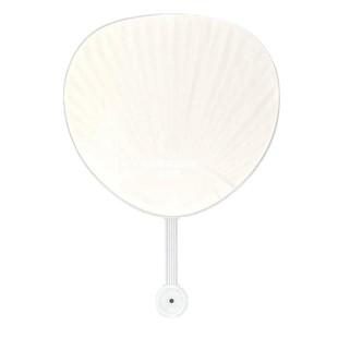Should aid fan advertising fan plastic blank solid color fan quantity can be large * should aid fan cover white face white fan bone