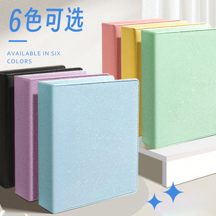 A4 Jiugong Card Album Transparent Inner Page Small Card Postcard Storage Album Three-inch Photo Album