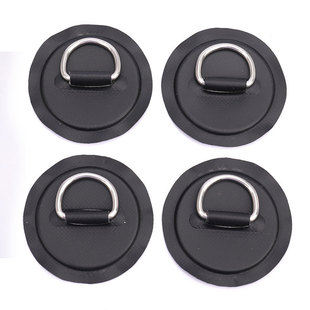 Factory hot sale surfboard inflatable boat accessories SUP paddle board yacht elastic rope buckle stainless steel D ring buckle