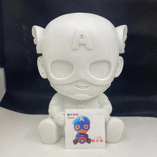 Not bad vinyl painted plaster doll white embryo large KT children's handmade diy graffiti painted stall wholesale