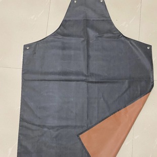 Thickened rubber apron waterproof and oil-proof lengthening increase strong acid and alkali resistance wear-resistant stone work slaughter labor protection waist
