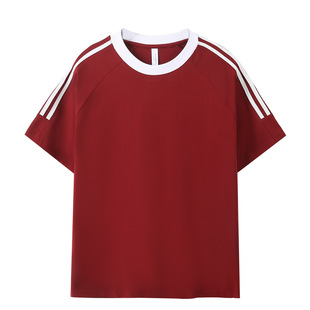 New 280g Heavy Cotton Crewneck Loose Short-sleeved T-shirt Men's Solid Color Bar Backing Shirt Trendy Brand Cross-border Optimization