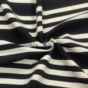 Spring and Autumn Knitted Stripesd Mille-Feuille Sweatshirt T-Shirt Maternity Wear Textured Sweatshirt Knitted Fabric