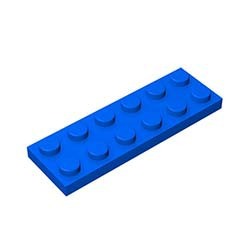 [50g] Совместимость с китайскими строительными блоками из мелких частиц Lego 3795, рассеянные аксессуары для технологии MOC, Базовая плата 2x6
