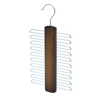 Solid Wood Clothes Hanger Wooden Tie Hanger Men's Tie Belt Belt Silk Scarf Multi-Breasted Hook Clothes Hanger