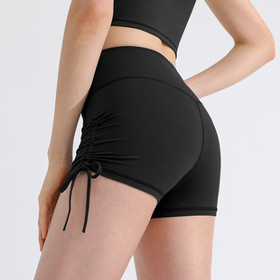 Lulu спортивные узкие шорты женские летние голые фитнес-брюки