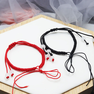 A- line woven DIY semi-finished woven hand rope wearable 3D hard gold accessories men's and women's bracelet accessories rope