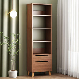 Simple Bookshelf Floor Storage Rack Household Storage Rack Narrow Gap Small Storage Cabinet Multi-layer Living Room Wall Bookcase