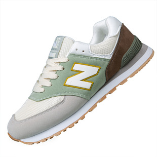 [Source Factory] 25 Years of Nb Sports Shoes for Men and Women in Spring and Summer New Classic Casual Ultra-Light Shock-Absorbing Couple Mesh Shoes