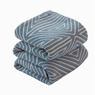 Cross-border Cotton Gauze Towel Quilt Three-layer Gauze Water Wash Cotton Summer Cool Quilt Blanket Summer Air-conditioning Quilt Blanket Towel Quilt