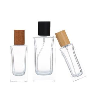 Spot 25ml30ml50ml100ml High-end Glass Perfume Bottle Bayonet High Square Pump Head Empty Bottle Spray