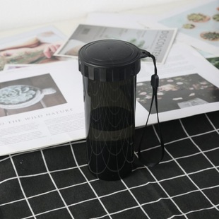 F plastic cup with lid creative portable simple casual cup sports water bottle pot for men and women students tea cup printing lo