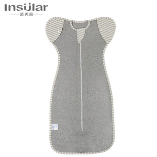 Four Seasons Baby Anti-Scare Swaddling Towel Baby Cotton Stretch Swaddling Towel Sleeping Bag Removable Sleeve Sleeping Bag Cross Border