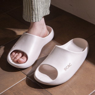 Bathroom Non-slip Slippers Women's Summer Bathing Leakage 2025 New Indoor Home Mute Massage Couple Sandals for Men