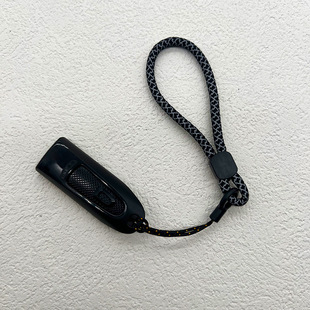 Reflective mobile phone lanyard finger rope polyester u disk water cup access key chain card mobile phone short rope wholesale