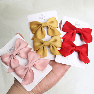 Children's Hair Clip Bow Tiara 2021 New Style Little Girl Hair Accessories Summer Girl's Internet Celebrity Clip Baby Hair Clip
